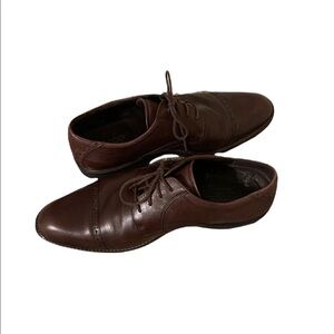 Ecco virtus lll cap toe brown Oxford 45 extra wide